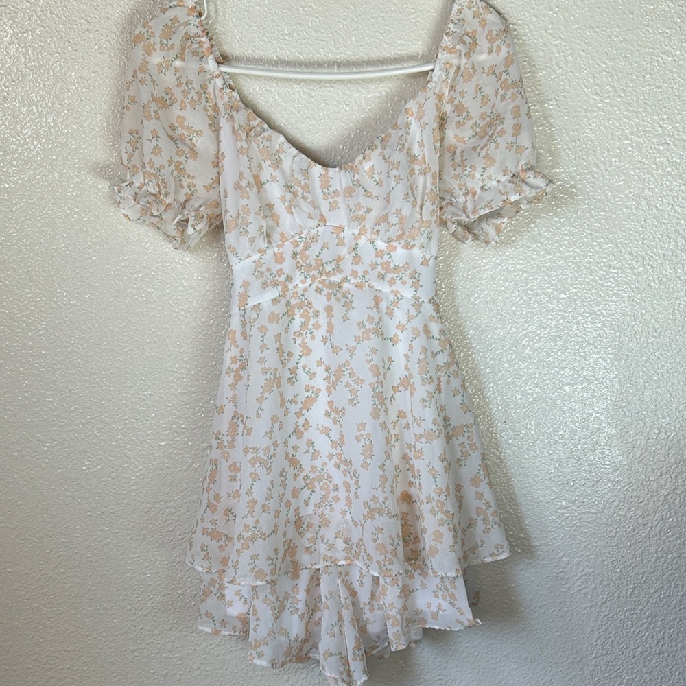 Love Tree Floral A-Line Dress small Junior sizing